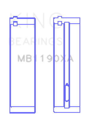 Dodge Sprinter Van Main Bearing Set - King Engine Bearings - Race Version(Tri-Metal) - `03-`05 Dodge Sprinter Van Main Bearing Set - King Engine Bearings - Race Version(Tri-Metal) - `03-`05